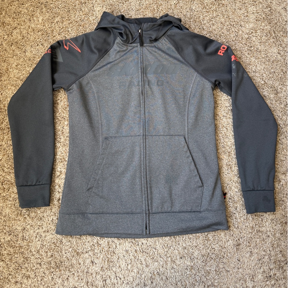 Gray Ski-Doo Full-Zip Hoodie